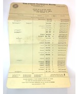 The First National Bank of Southhampton NY Estate Paperwork 1950 Irving ... - £9.26 GBP