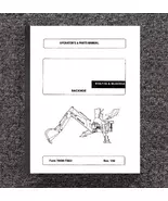 Kubota - B4672A &amp; BL4690B Backhoe Attachment Operator and Parts Manual - $5.00