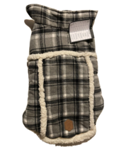 Hotel Doggy Gray Checkered Dog Fashion Quilted Vest Jacket Coat Small - £8.58 GBP