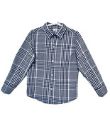 Healthtex Boys Size 5 Black &amp; White Plaid Long Sleeve Button Down Dress ... - €7,77 EUR