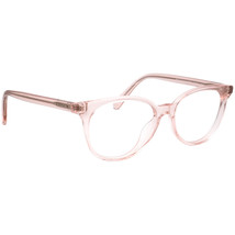Coach Eyeglasses HC 6138U 5556 Transparent Pink Rounded Cat Eye Frame 52[]16 140 - £70.69 GBP