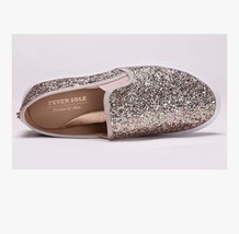 FEVERSOLE Women&#39;s Fashion Slip On Sneaker Casual Platform Loafers Pink Gold - $370.94 MXN