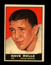 1961 Topps #197 Dave Rolle Ex Broncos Uer *X98416 - £6.01 GBP