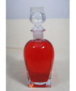 Unbranded Heavy Clear Glass Bottle with Stopper Whiskey Decanter Made in... - $39.99