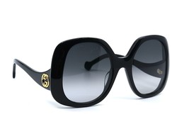 New Gucci GG1235S 001 Black Grey Gradient Authentic Sunglasses 55-22 - £270.71 GBP
