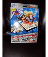 Crayola Color Alive 2.0 Kit - DC SuperHero Girls - New - £11.43 GBP