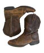 Ariat 10017537 Women&#39;s Short Western Boots Brown Distressed Leather 8.5 US - $34.99
