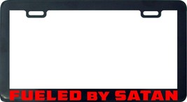 Fueled by Satan Devil license plate frame holder  - £5.51 GBP