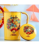 Pure Copper Printed Jug - Padharo Mhare Desh Design, 1500ml - $1,518.94 MXN