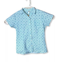 Womens Magellan M Cute  Short Sleeve Button Up - £11.02 GBP