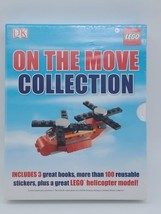 Lego On The Move Collection DK 3 Book Set Helicopter Model - £18.36 GBP