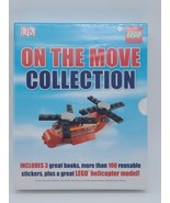 Lego On The Move Collection DK 3 Book Set Helicopter Model - £18.37 GBP