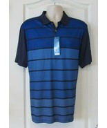 PGA TOUR Motionflux Short Sleeve Polo Peacoat  Men&#39;s Sz. L NWT MSRP$55 - $19.65