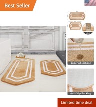 Luxe Extra Thick Bathroom Rugs Set - Highly Absorbent Non-Slip &amp; Pet-Fri... - $2,129.55 MXN