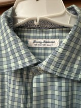 TOMMY BAHAMA THE NEWPORT COAST MENS SHIRT LARGE L/S B/D All Over Print P... - $49.22