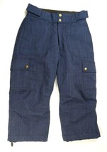 Lands End Blue Winter Insulated Snow Pants Youth Size 6 - £39.08 GBP