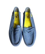 Cole Haan Womens Loafer Shoes Light Blue Denim Slip On Rubber Sole Round... - $30.00