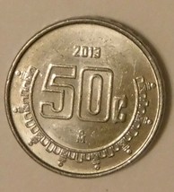 Mexico 50 centavos 50 cent Coin 2013 - £1.17 GBP