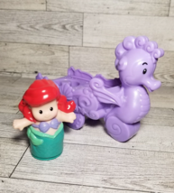 Little People Little Mermaid Seahorse Carriage Mattel 2012 Ariel Playset - $6.31