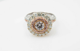Rare ARGYLE 2.05ct Natural Pink Diamond Engagement Ring 18K Gold Fancy Pink  - £31,913.04 GBP