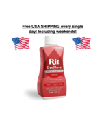 New Rit DyeMore Synthetic Fiber Dye Racing Red Polyester Nylon Acrylic 7 oz - $18.80