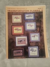Transportation Classic 2 Book 3 Cars Cross Stitch Patterns 1987 Dennis O... - $5.65