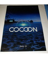 Cocoon Movie Poster Vintage 1985 Premiere Promotional Twentieth Century ... - $34.99
