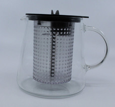 Riensch &amp; Held Finum Modern Glass Coffee Tea Pot Handle Plastic Filters Germany - £46.27 GBP