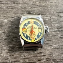 VINTAGE 1950&#39;S INGRAHAM HOWDY DOODY CHARACTER WRIST WATCH FOR PARTS - $25.39