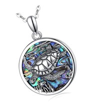 Turtle Necklace for Women, 925 Sterling Silver for - £115.27 GBP