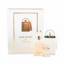 Chloe Love Story 2.5 Oz Eau De Parfum Spray 3 Pcs Gift Set - £149.87 GBP