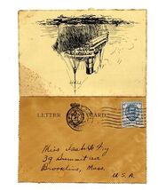 On Board the Cunard Steamship RMS Carinthia Letter Card 1900's - $47.52