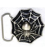 Tarantula Spider Spiderweb Belt Buckle Pewter Instyle 1978 - $551.02 MXN