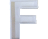 6x Letter F Alphabet Fondant Cutter Cupcake Topper 1.75 IN USA FD107F - £5.49 GBP