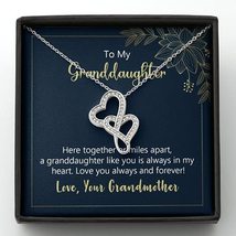 Express Your Love Gifts to My Granddaughter Here Together or Miles Apart Double  - £52.18 GBP