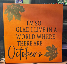 October Tabletop Sign - £12.50 GBP