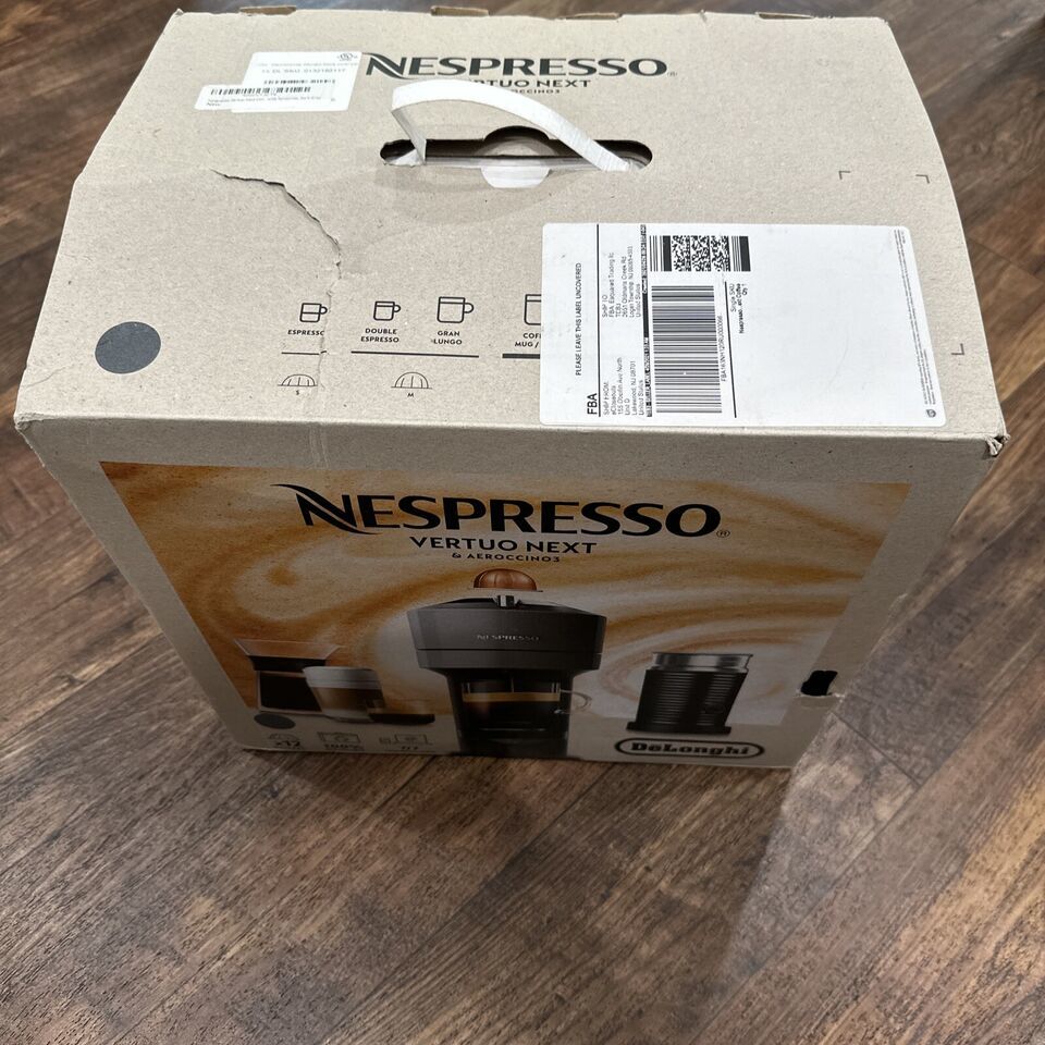 DeLonghi Nespresso ENV120GYAE Vertuo Next & Aeroccuno3 Coffee Maker Black & Grey - $105.00