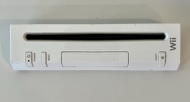 Nintendo Wii Replacement Front Cover Faceplate W Cable White tested work... - $14.80