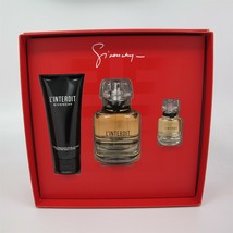 L'INTERDIT by Givenchy 3 Pc Set: 2.6 oz EDP Spray, 0.3 oz Mini & 2.5 oz Lotion - $98.99