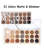Amuse Mono 21 Color Matte Shimmer Nude Neutral Eyeshadow Palette - £5.48 GBP