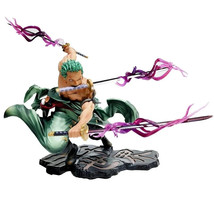 Anime ONE PIECE 10cm Roronoa Zoro Three-Blade Sa-maximum Manga Anime Figure - $164.09 MXN