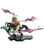 Anime ONE PIECE 10cm Roronoa Zoro Three-Blade Sa-maximum Manga Anime Figure - $164.09 MXN
