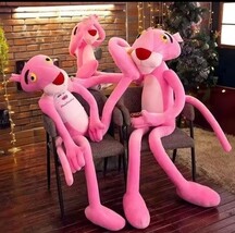 Big Soft Plush Stuffed Long Skinny Pink Panther Movie Cartoon Character ... - $44.95+