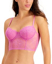allbrand365 designer Womens Intimate Lace Bustier,Dutch Pink,X-Large - £23.35 GBP
