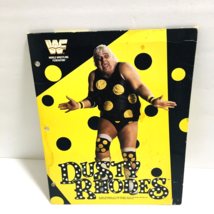 Vintage WWF Folder Dusty Rhodes Titan Sports Rare - £37.92 GBP