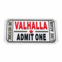 Ticket to Valhalla Admit One Vikings PVC Rubber Hook Patch (MTU3) - £7.16 GBP