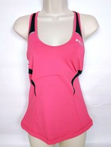 Fila Sport Women&#39;s Racerback Tank Top XS Solid Coral Athletic Sleeveless - £15.82 GBP
