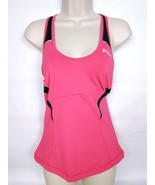 Fila Sport Women&#39;s Racerback Tank Top XS Solid Coral Athletic Sleeveless - £15.53 GBP