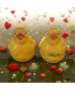 VTG Lefton Yellow Baby Chick Peep Easter Salt Pepper Set - $29.99