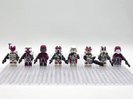 Star Wars Galactic Marines Commander Bacara Clone troopers 8pcs Minifigures Toy - £14.57 GBP